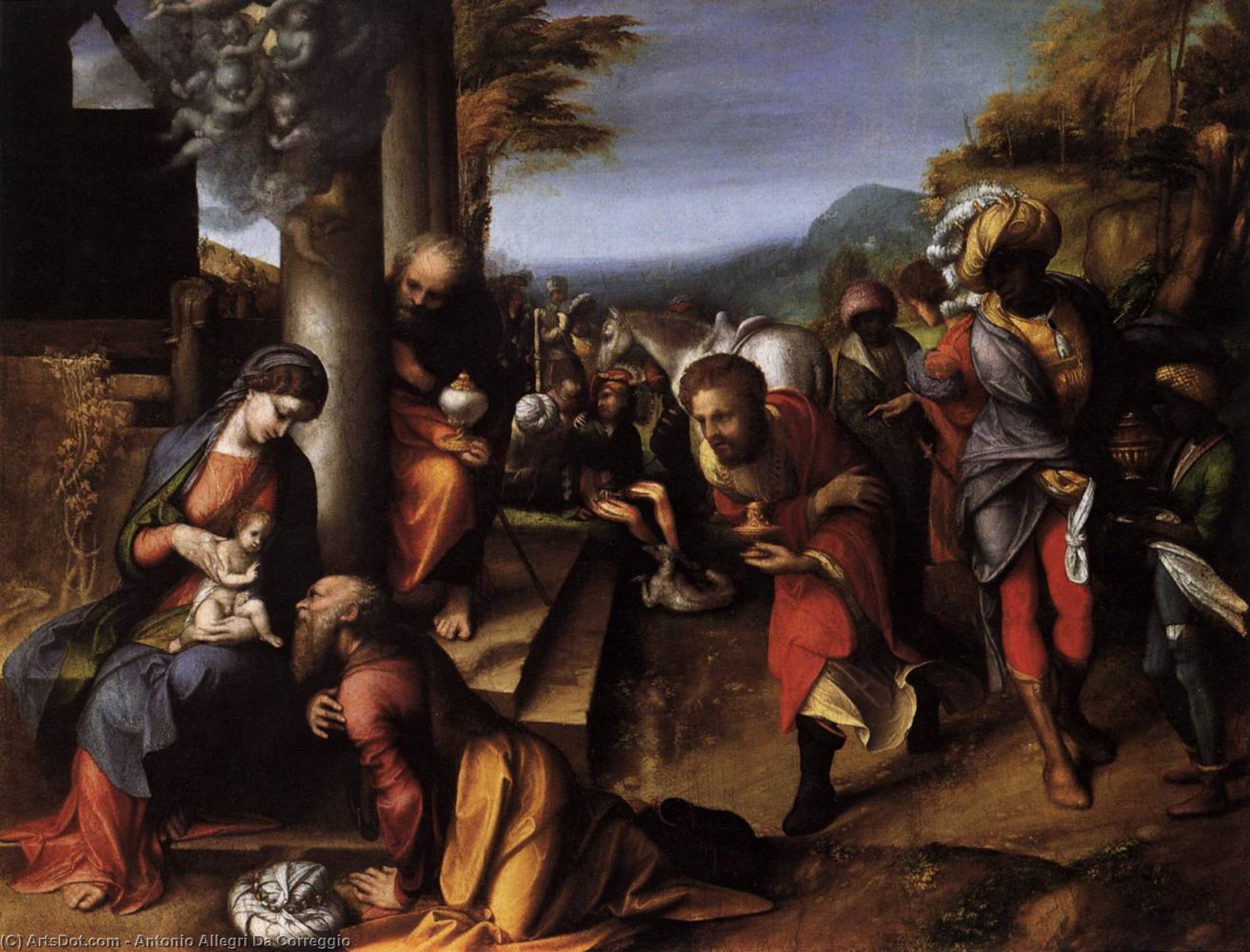The Adoration Of The Magi — Antonio Allegri Da Correggio