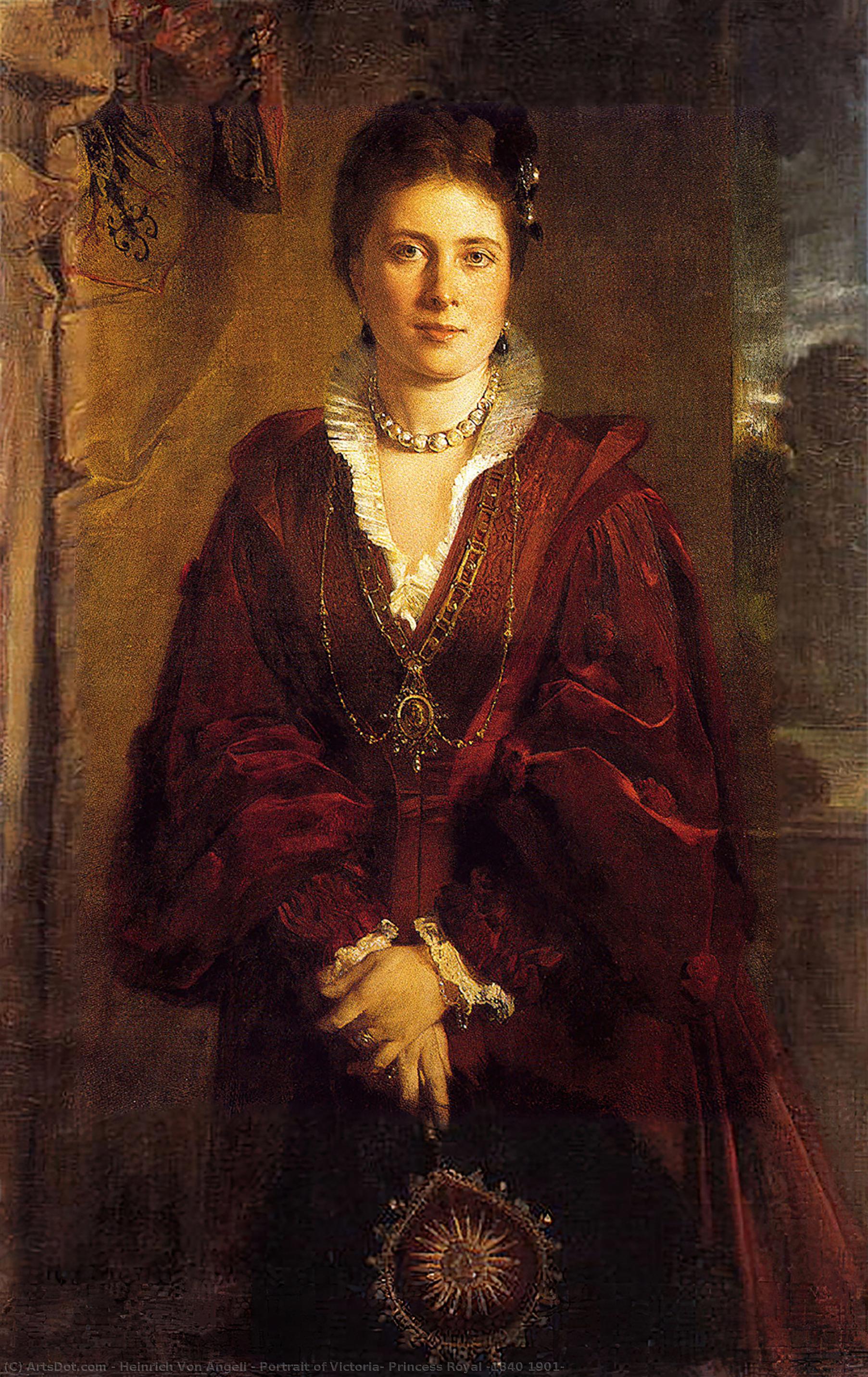 Portrait Of Victoria, Princess Royal (1840 1901) — Heinrich Von Angeli