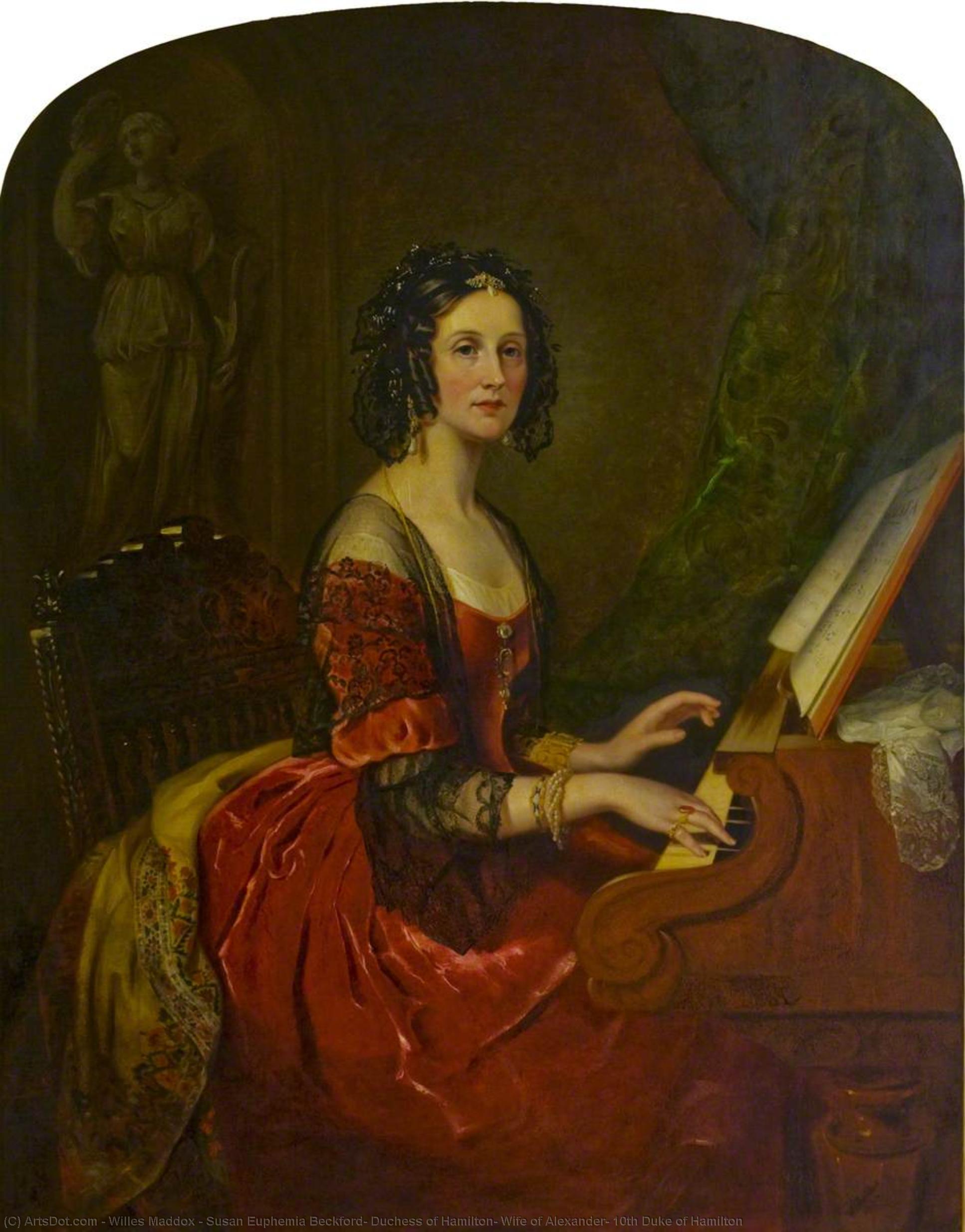 Susan Euphemia Beckford, Duchess Of Hamilton, Wife Of Alexander, 10th Duke Of Hamilton — Willes Maddox