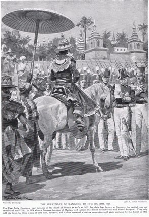 The Surrender Of Rangoon To The British — Richard Caton Woodville