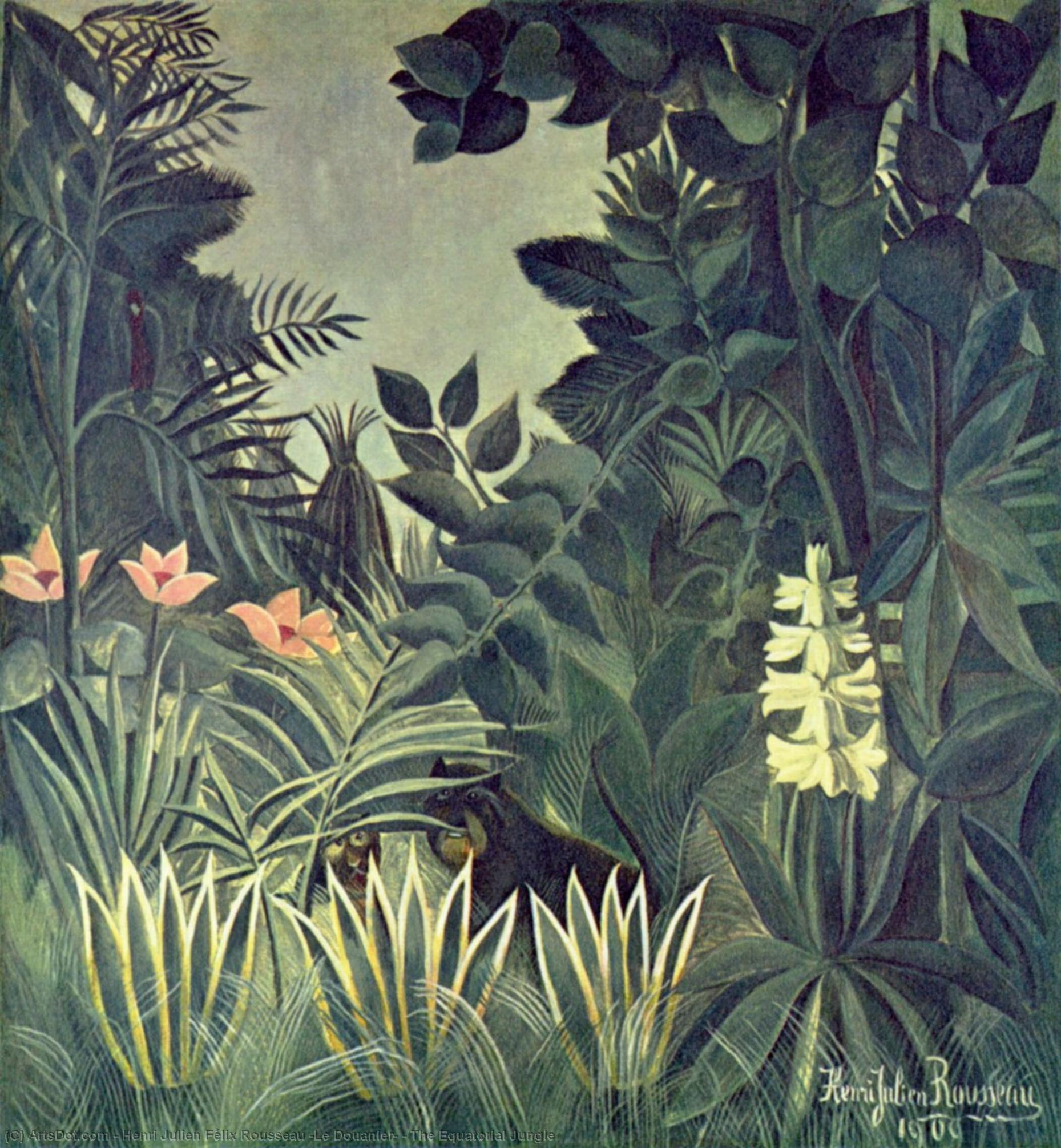 The Equatorial Jungle — Henri Julien Félix Rousseau (le Douanier)
