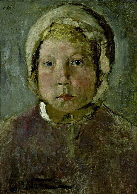Head Of A Girl — Fritz Von Uhde