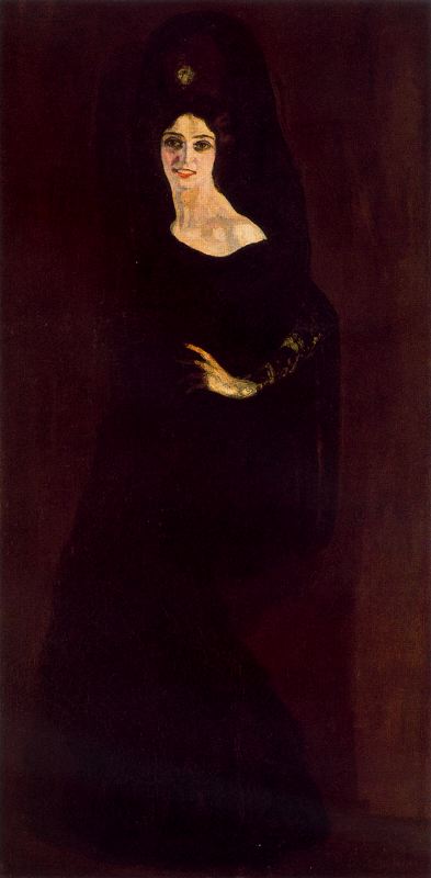 The Black Lady — Hermen Anglada Camarasa