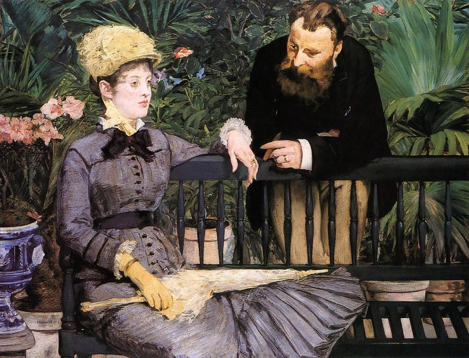 In The Conservatory — エドゥアール・マネ