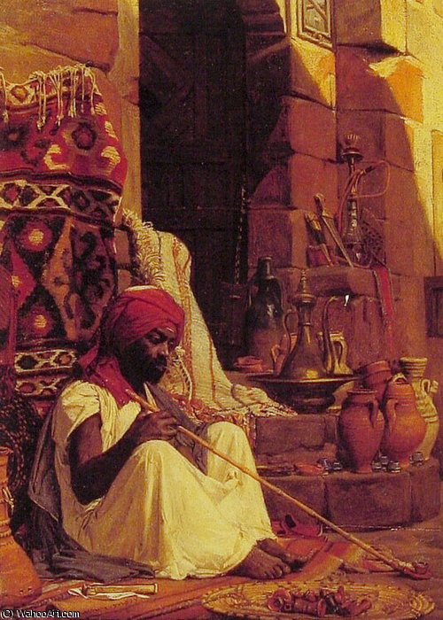 The Opium Smoker — Jean Jules Antoine Lecomte Du Nouy