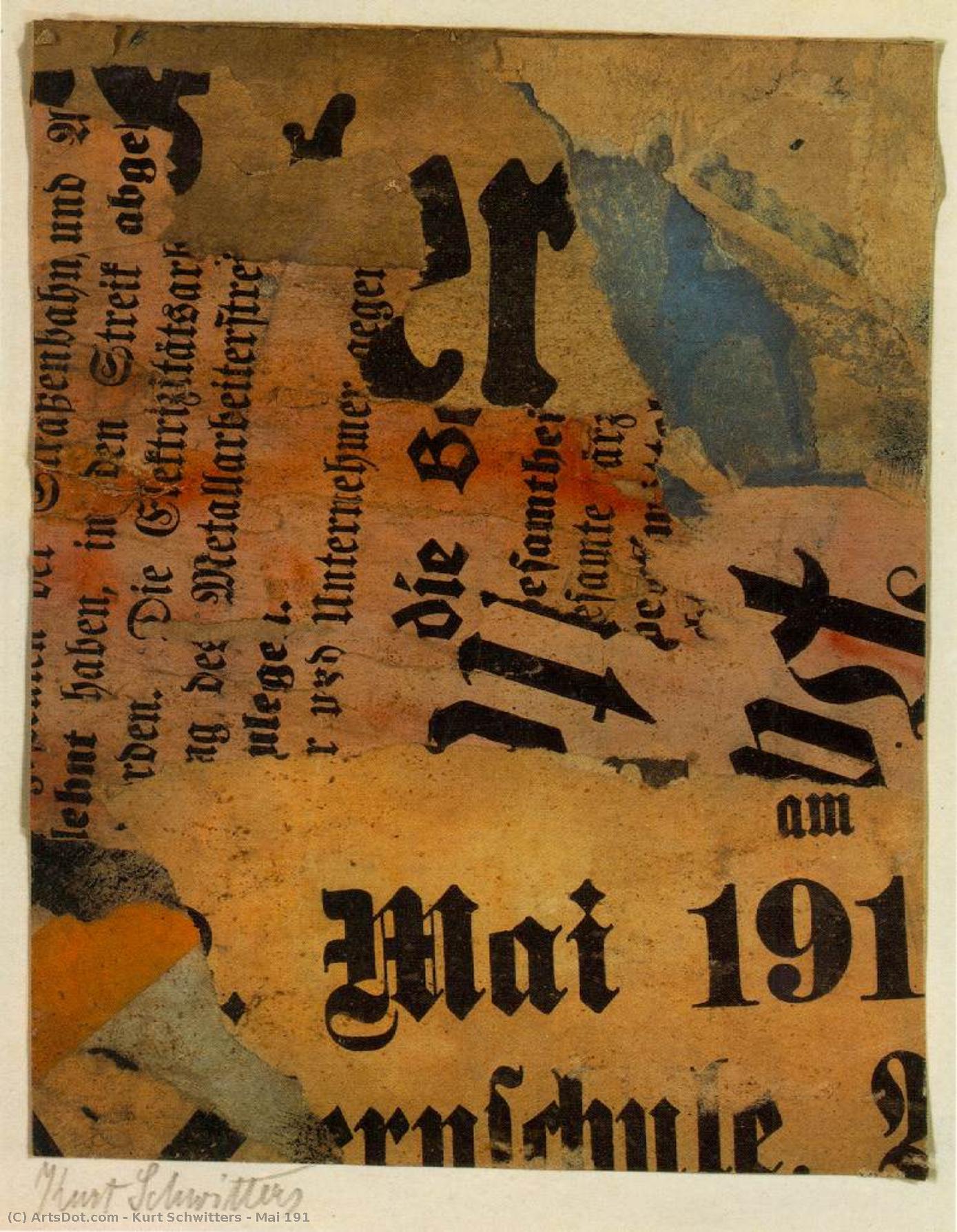 Mai 191 — Kurt Schwitters
