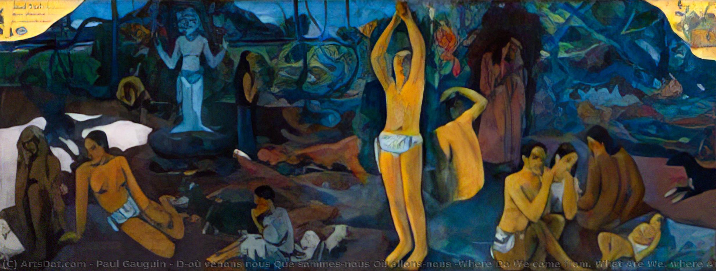 D'où Venons Nous Que Sommes-nous Où Allons-nous (where Do We Come From. What Are We. Where Are We Going) — Eugène Henri Paul Gauguin