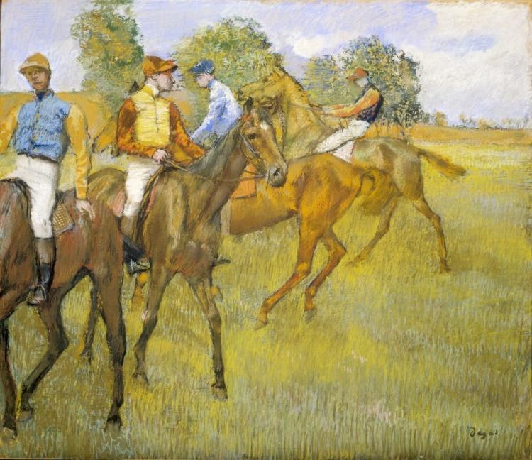 Before The Race 6 — Хилари Жермен Едгар Дегас