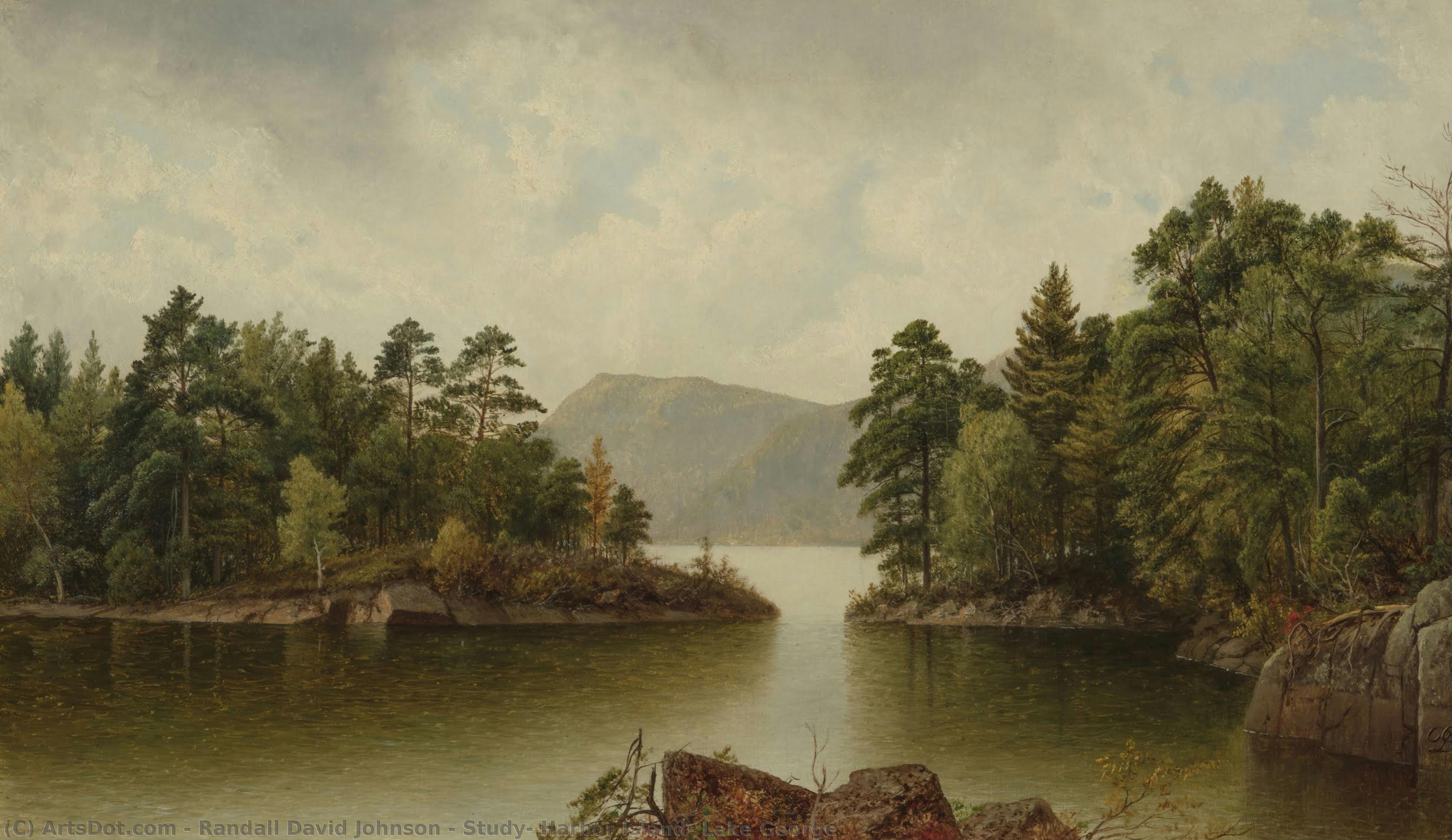 Study, Harbor Island, Lake George — Randall David Johnson