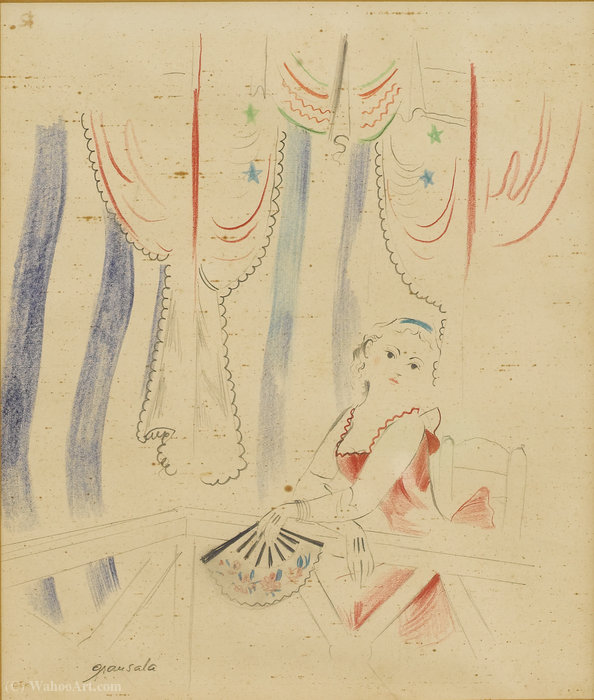 Woman On The Balcony — Emilio Grau Sala