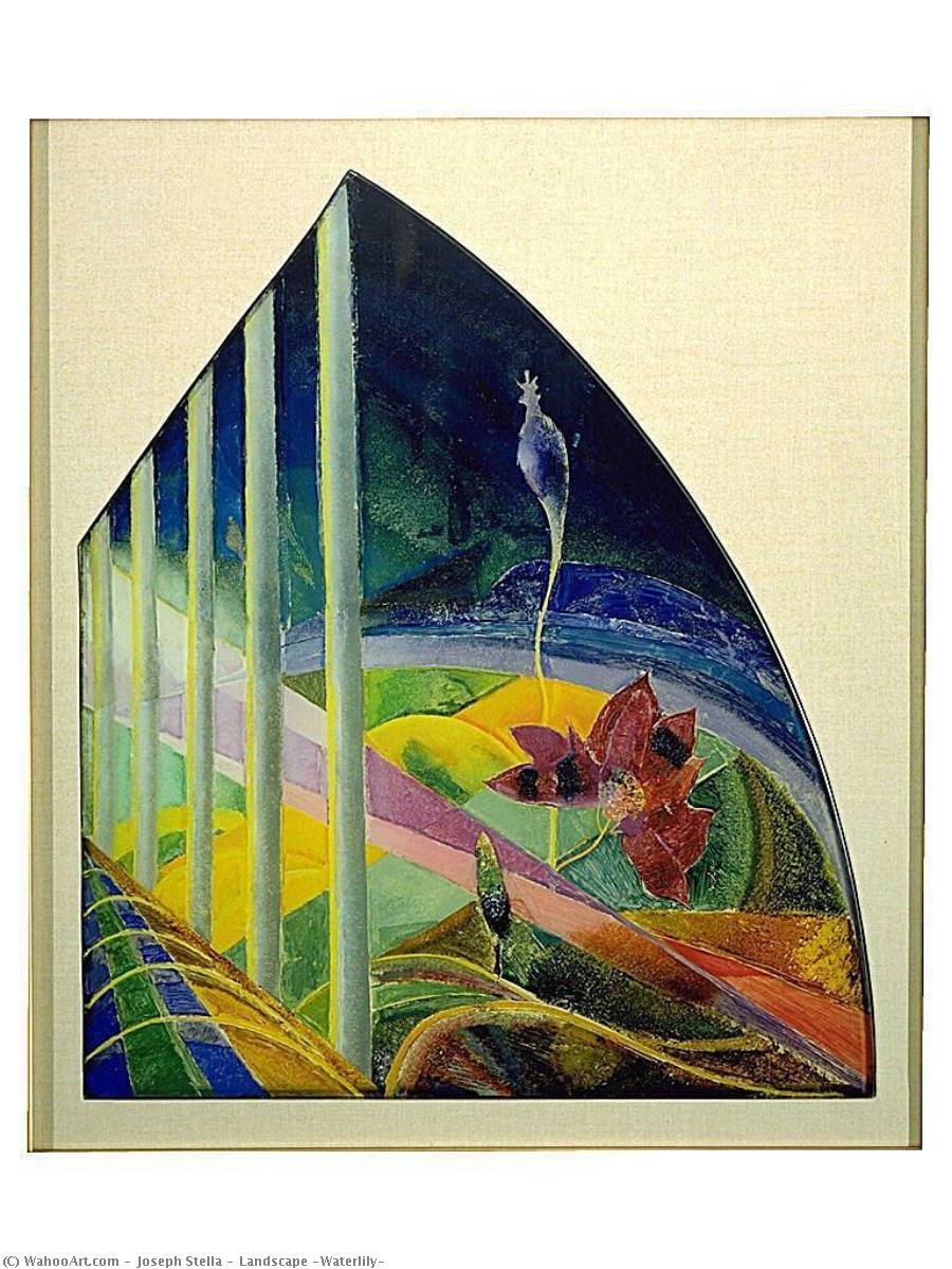 Landscape (waterlily) — Joseph Stella