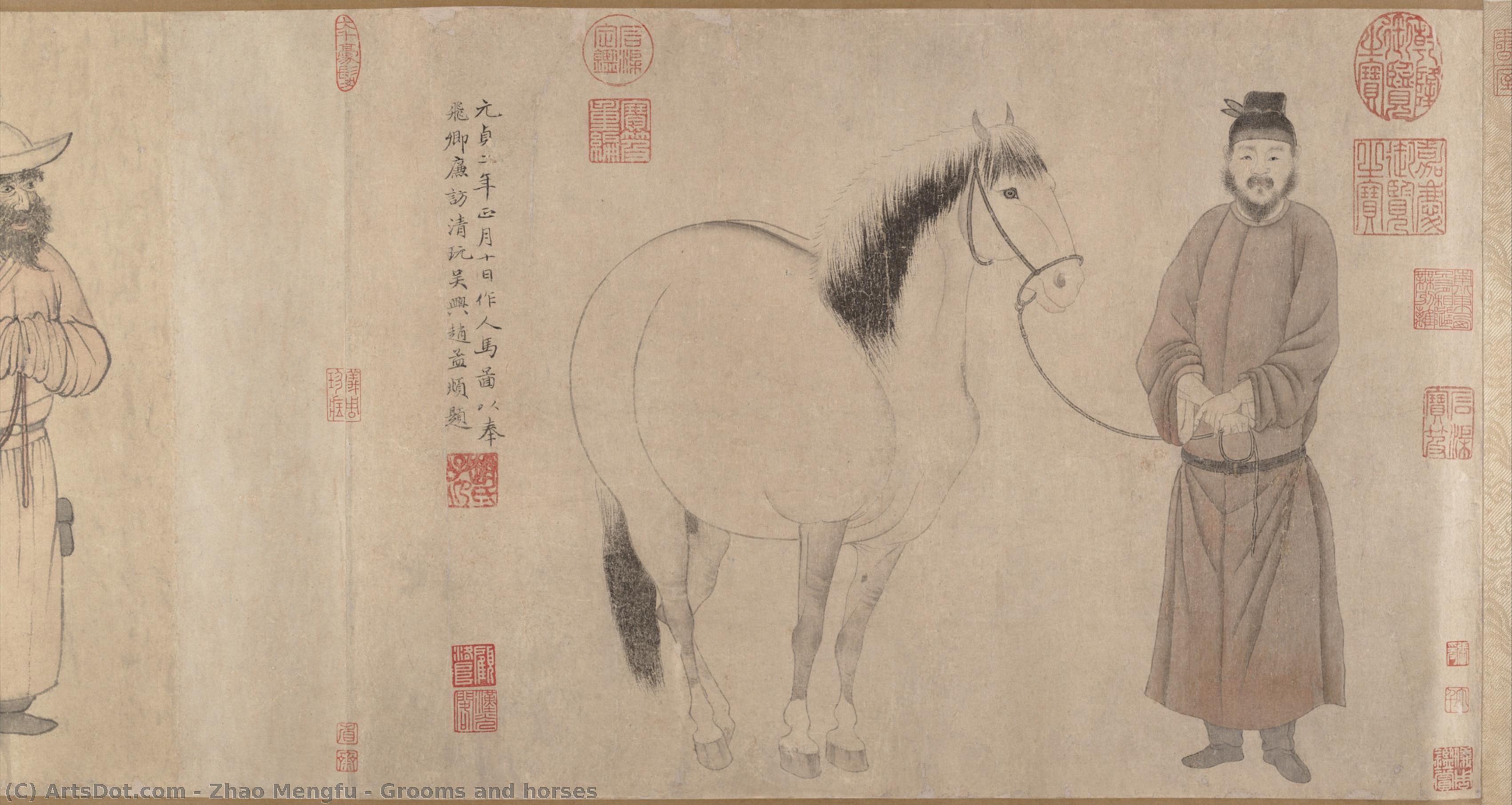 Grooms And Horses — Zhao Mengfu