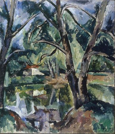 A Pond — Pyotr Konchalovsky