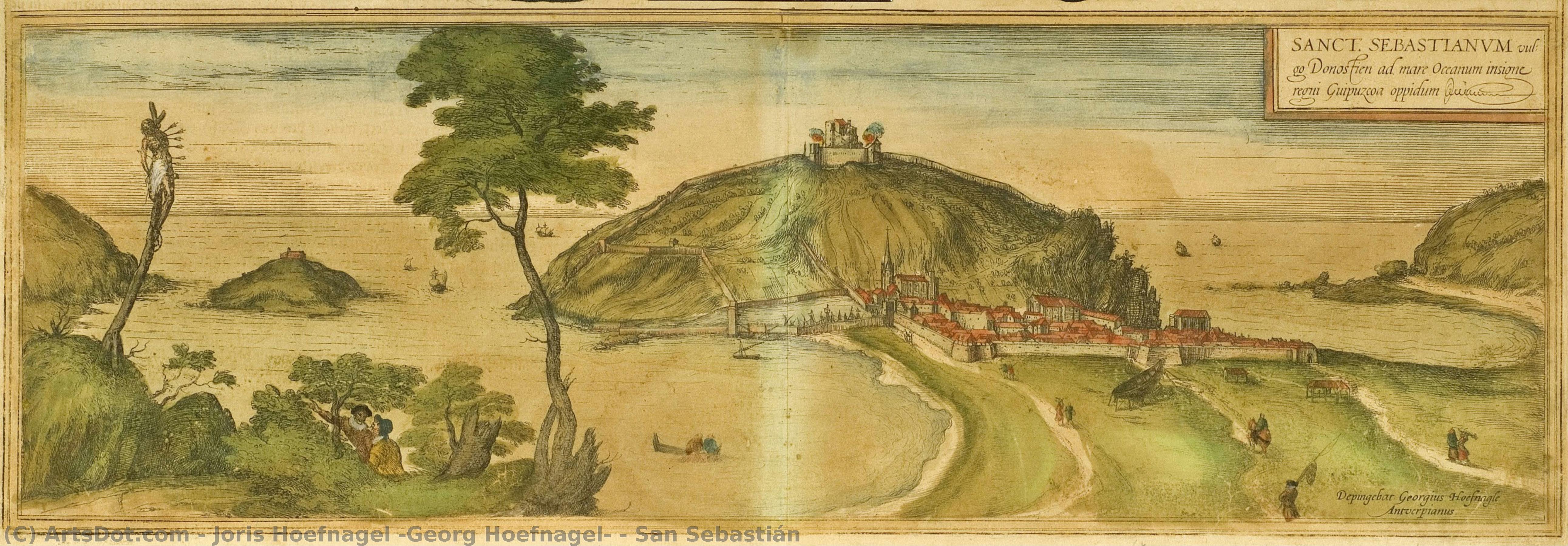 San Sebastián — Joris Hoefnagel (georg Hoefnagel)