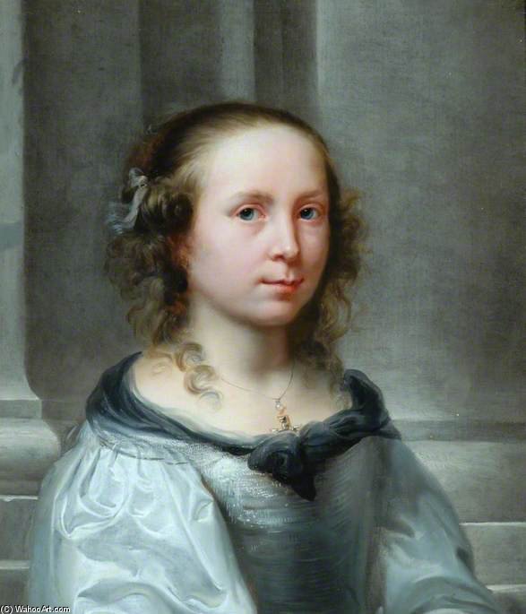 Portrait Of A Girl With A Watchful Or Guarded Look — Jürgen Ovens