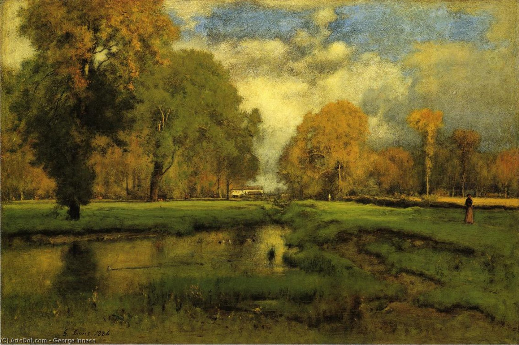 October — George Inness