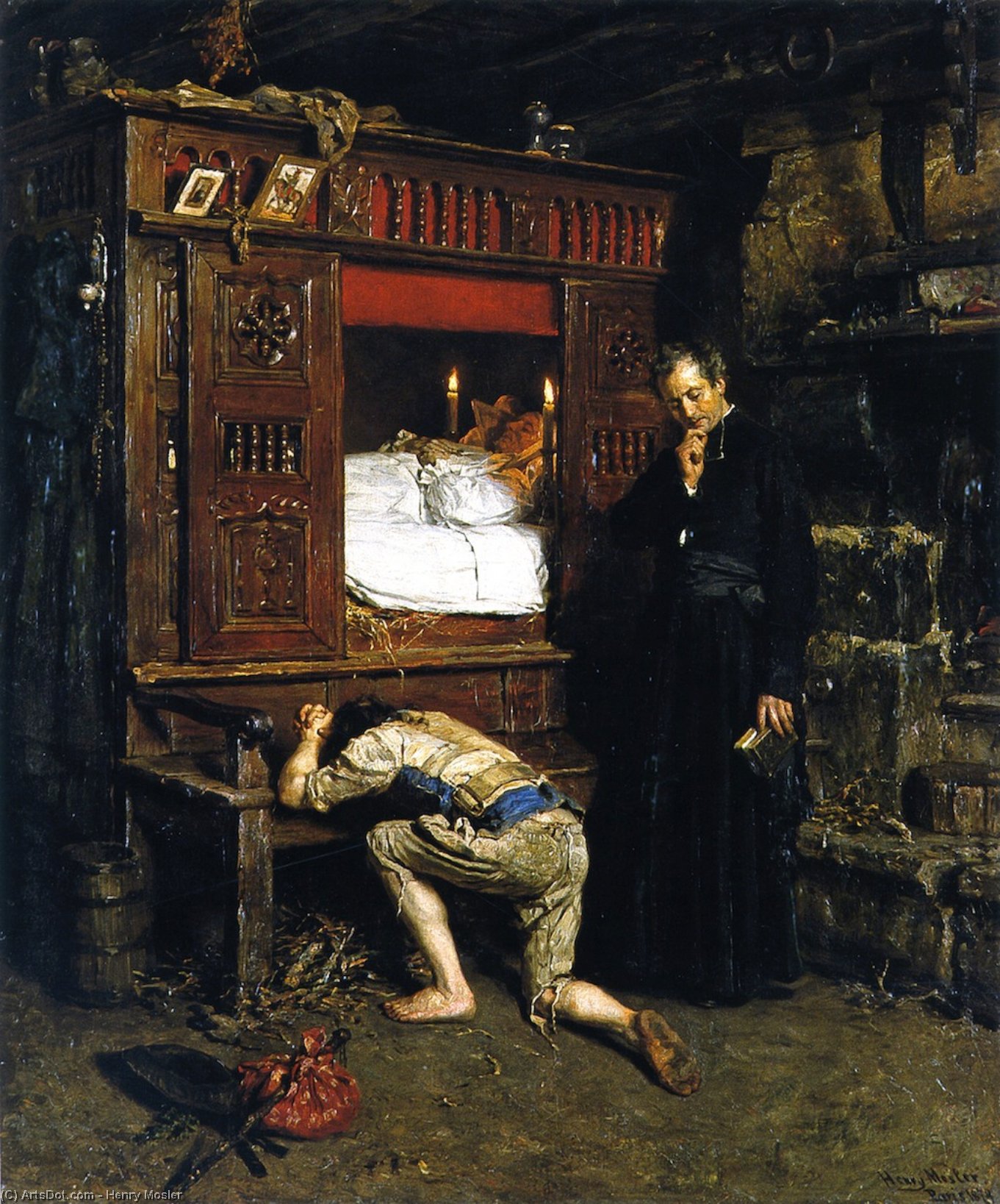 The Return Of The Prodigal Son — Henry Mosler