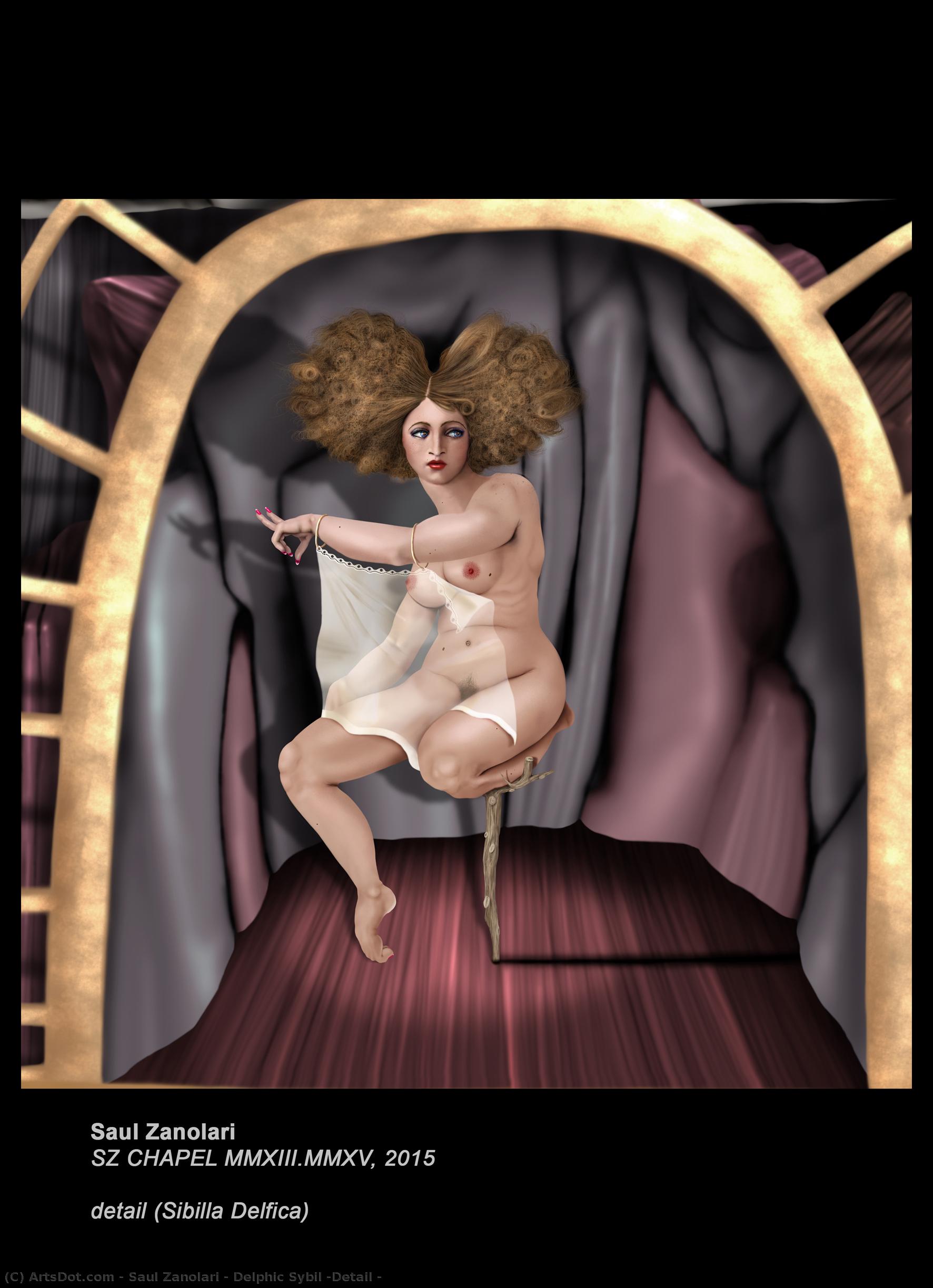 Delphic Sybil (detail ) — Saul Zanolari