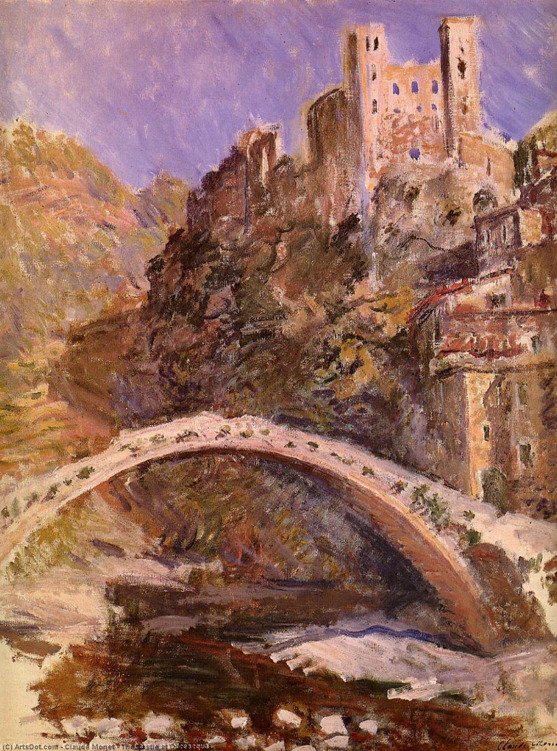 The Castle At Dolceacqua — Клод Моне