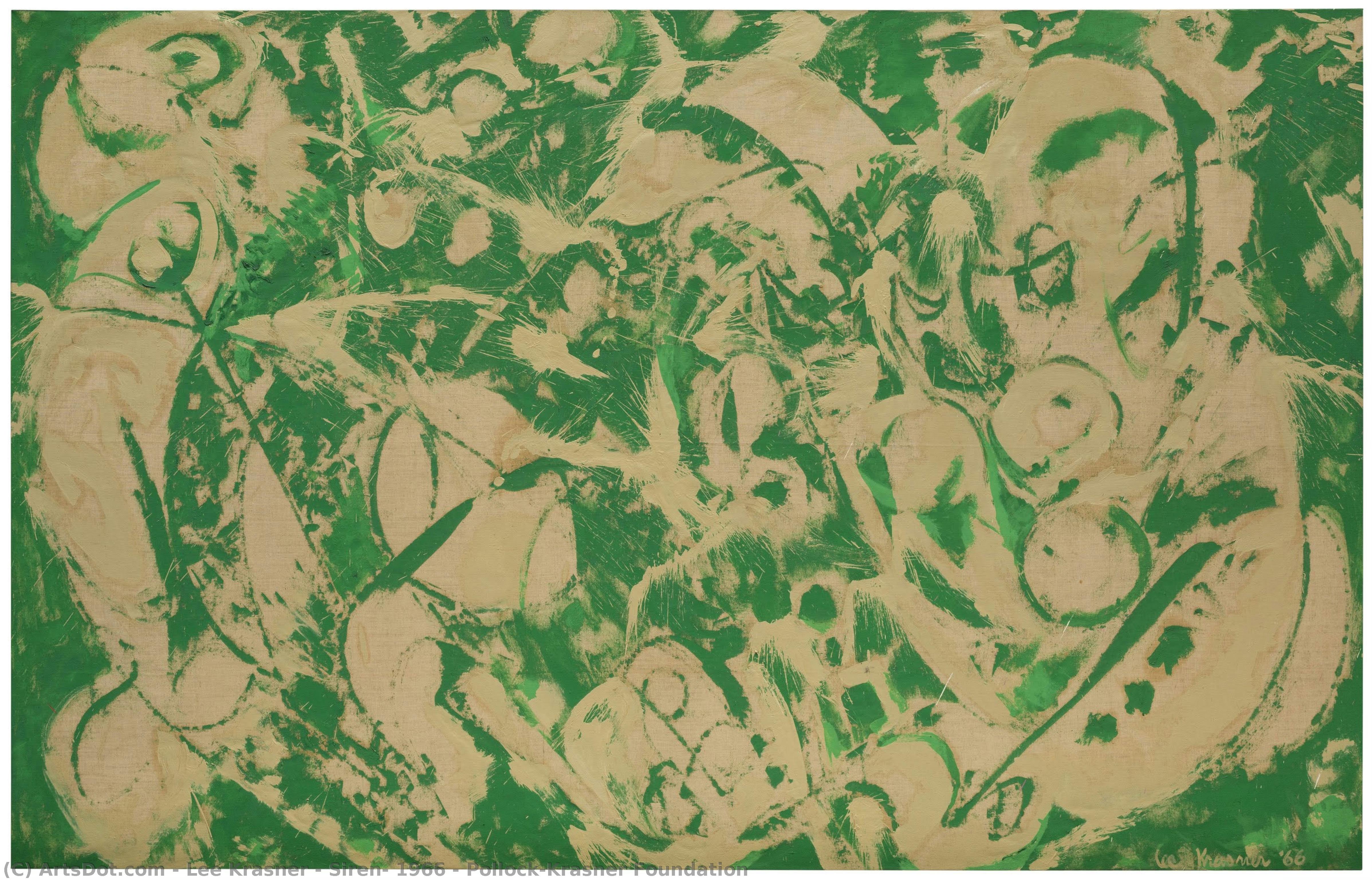 Siren, 1966 © Pollock-krasner Foundation — Lee Krasner