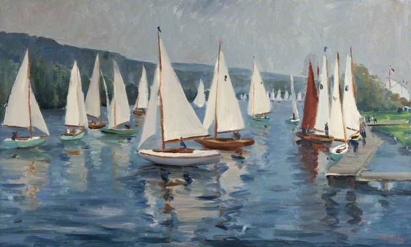 Regatta At Meulan — Paul Lucien Maze