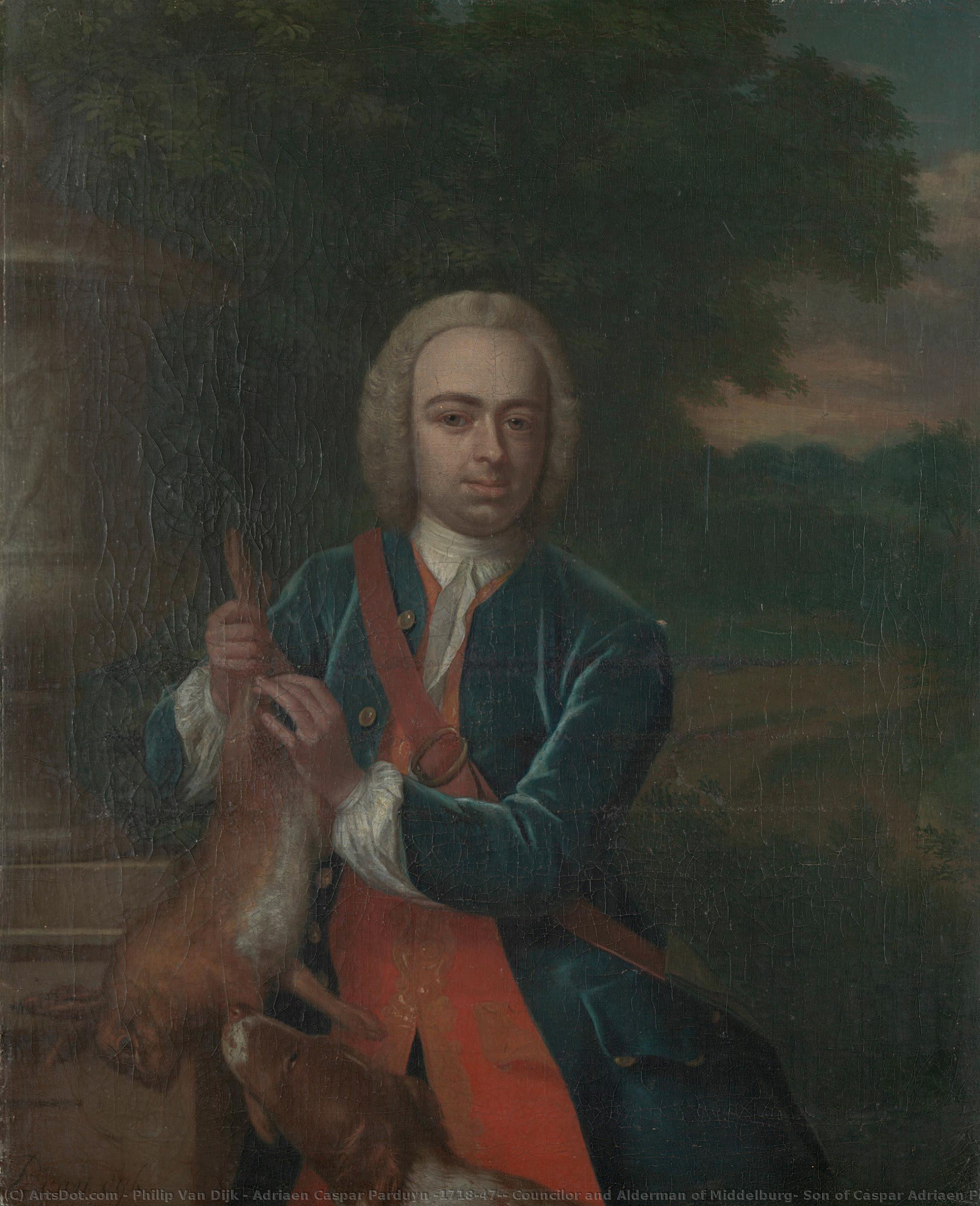 Adriaen Caspar Parduyn (1718-47), Councilor And Alderman Of Middelburg, Son Of Caspar Adriaen Parduyn And Maria Van Citters, Philip Van Dijk, 1735 - 1753 — Philip Van Dijk
