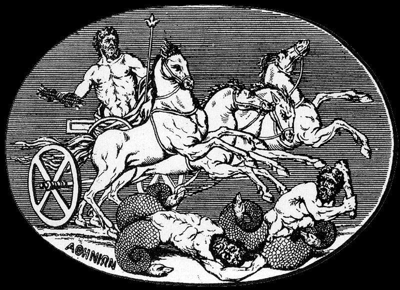 Jupiter Battling With The Giants — Jean-auguste-dominique Ingres