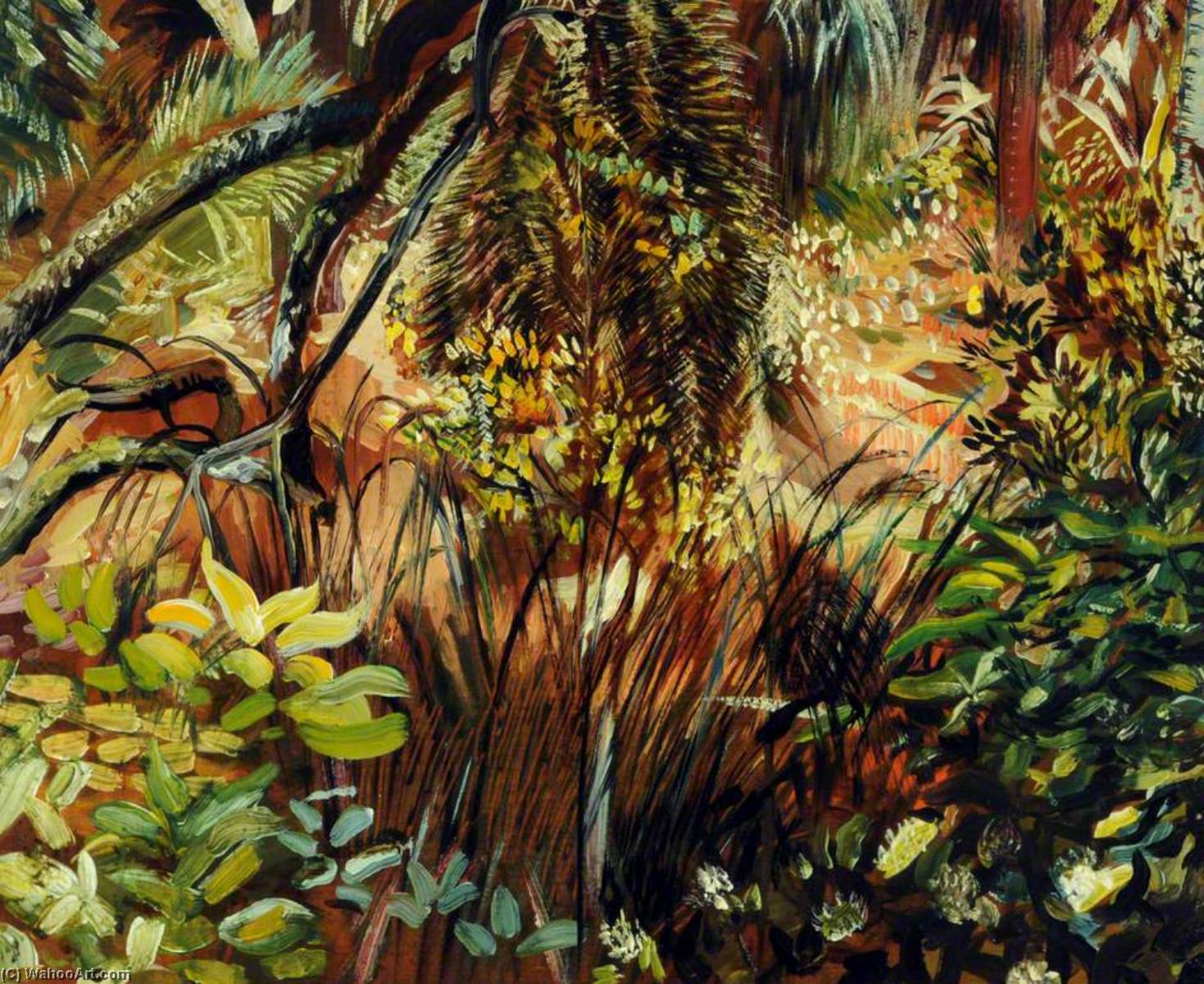 Tropical Garden At Monserrat, Portugal — Francis Ferdinand Maurice Cook