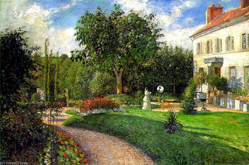 Garden Of Les Mathurins. — Camille Pissarro
