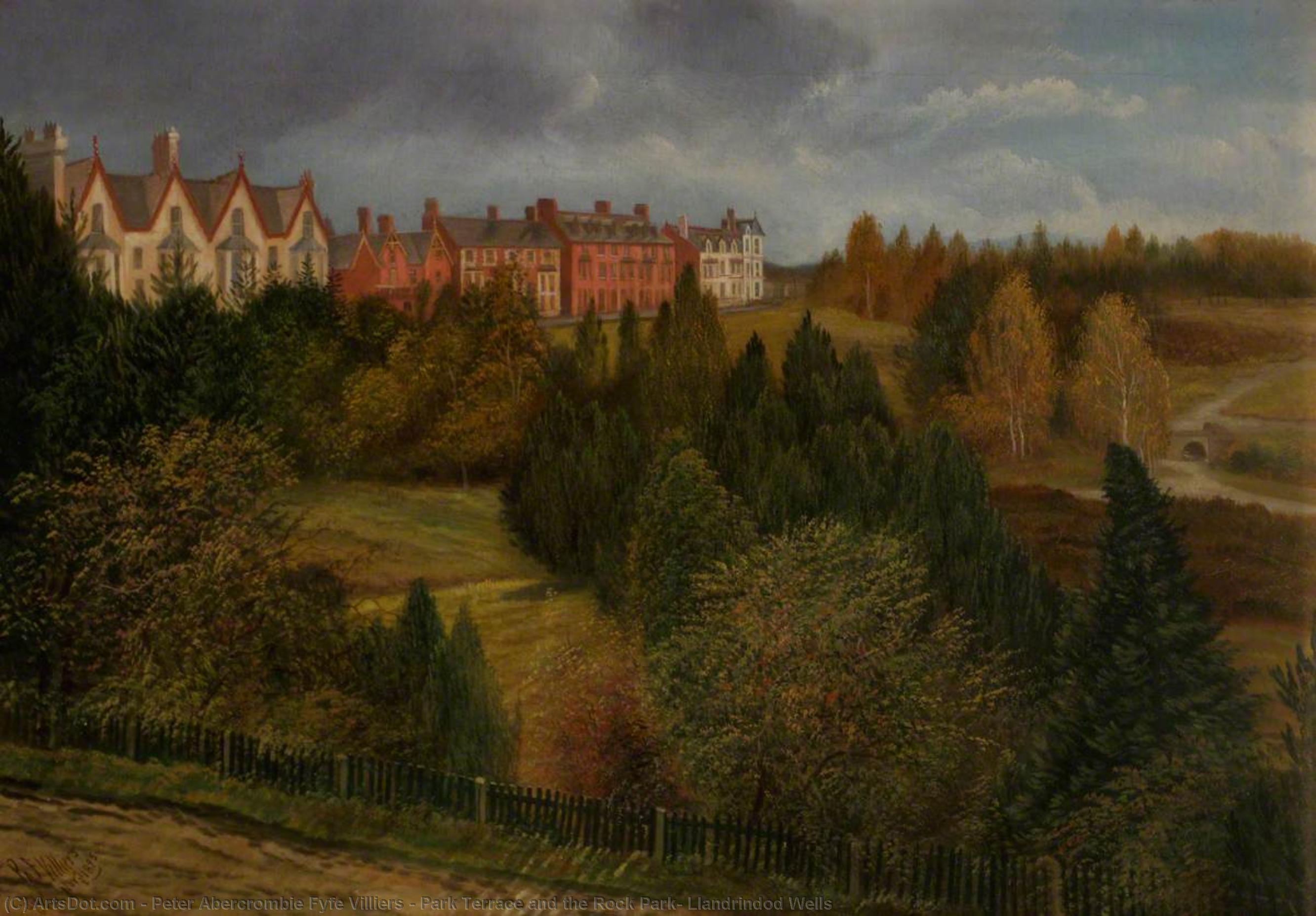 Park Terrace And The Rock Park, Llandrindod Wells — Peter Abercrombie Fyfe Villiers