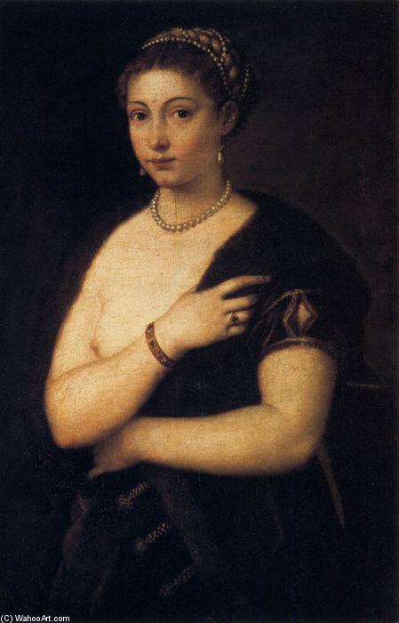 Woman In A Fur Coat — Tiziano