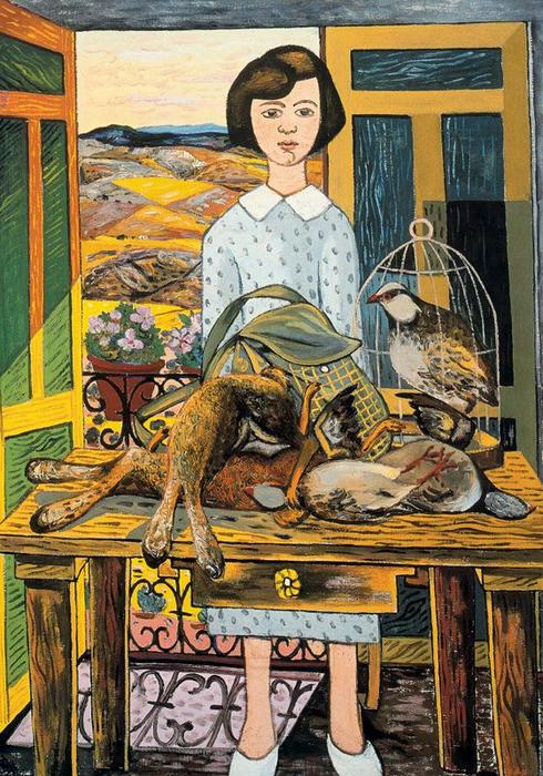 Girl With Still Life — Rafael Zabaleta Fuentes