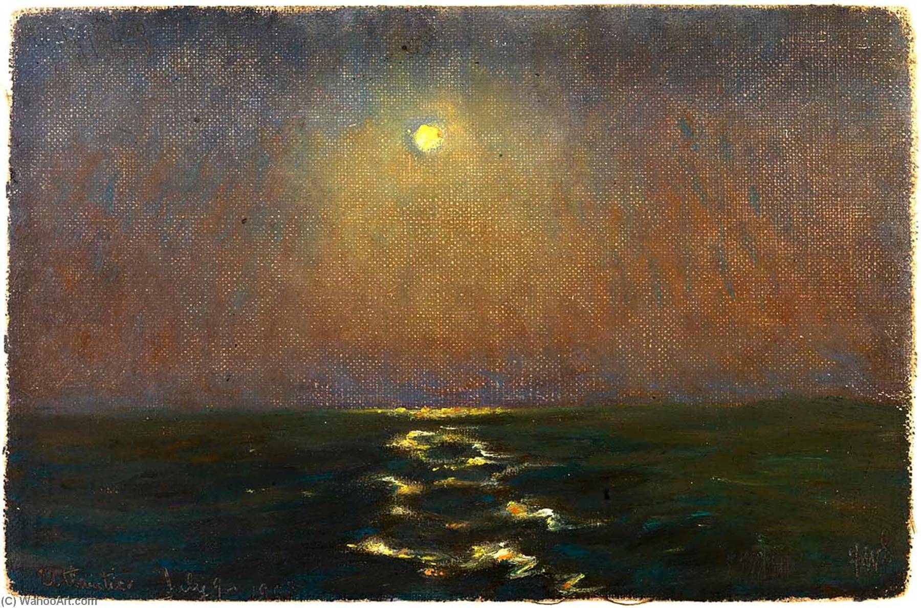 Moonlight, Atlantic Ocean — Frank Wilbert Stokes