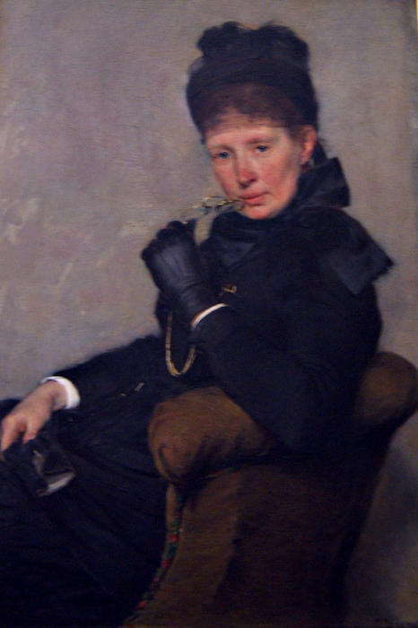 Portrait Of Jeanna Bauck — Bertha Wegmann