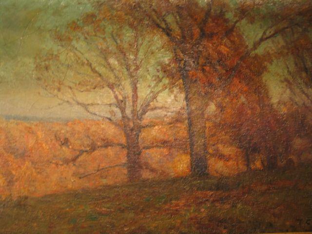 Trees In The Hills (autumn Landscape) — Theodore Clement Steele