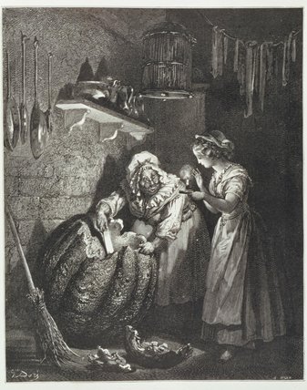 Cinderella's Godmother And The Pumpkin — Paul Gustave Doré