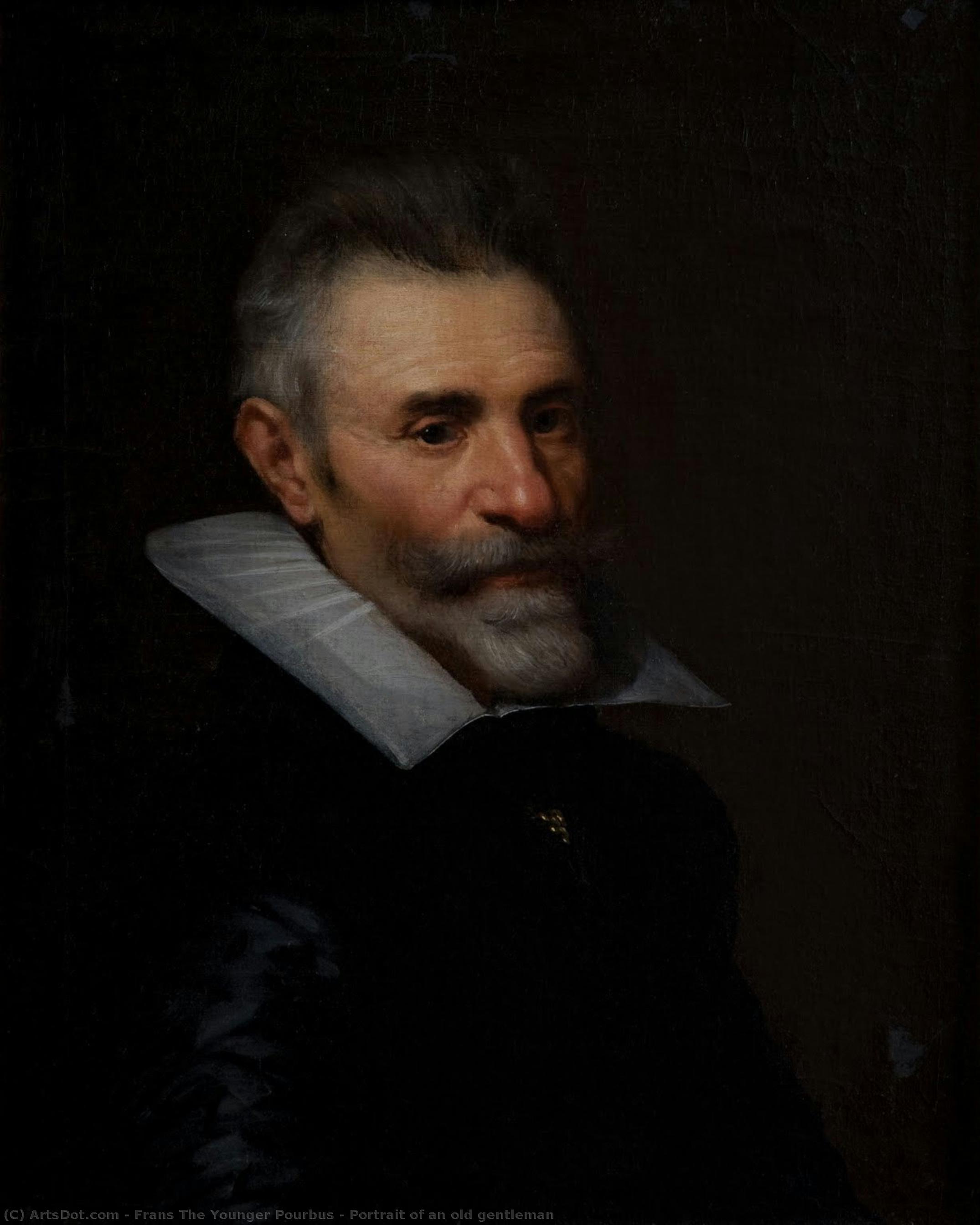 Portrait Of An Old Gentleman — Frans Pourbus Mlađi