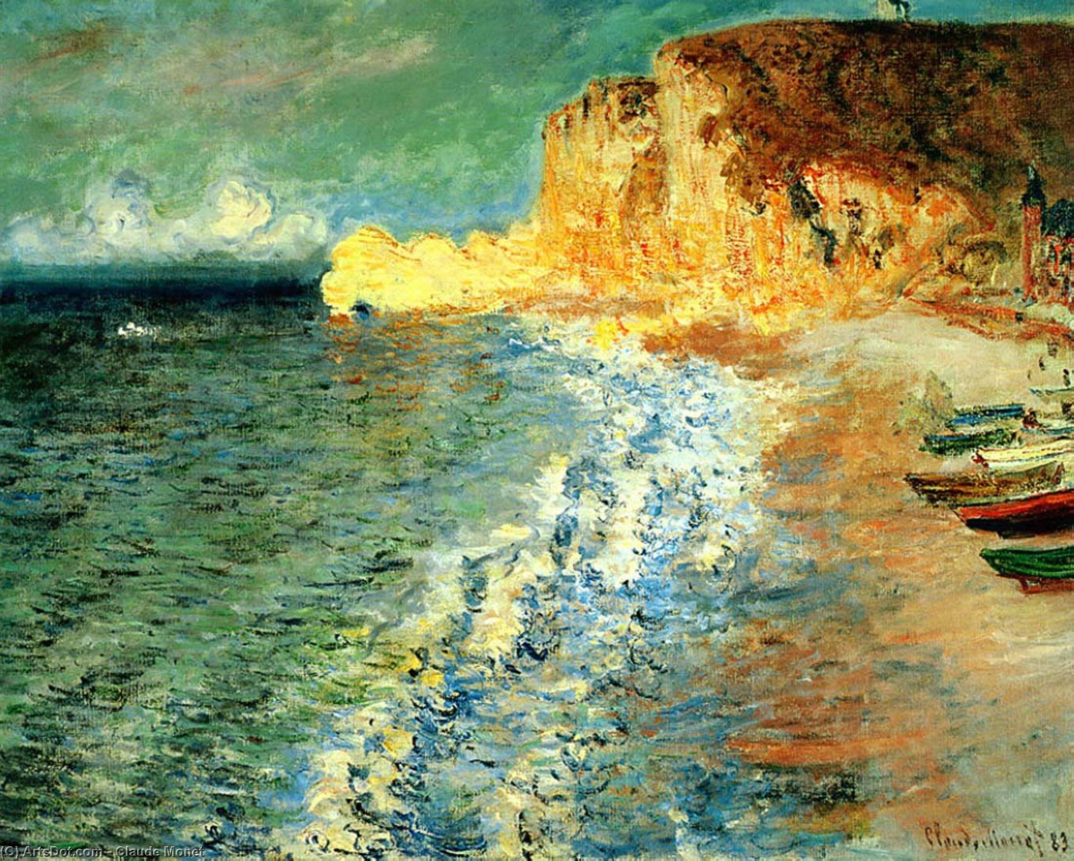 Morning At Etretat — Клод Моне