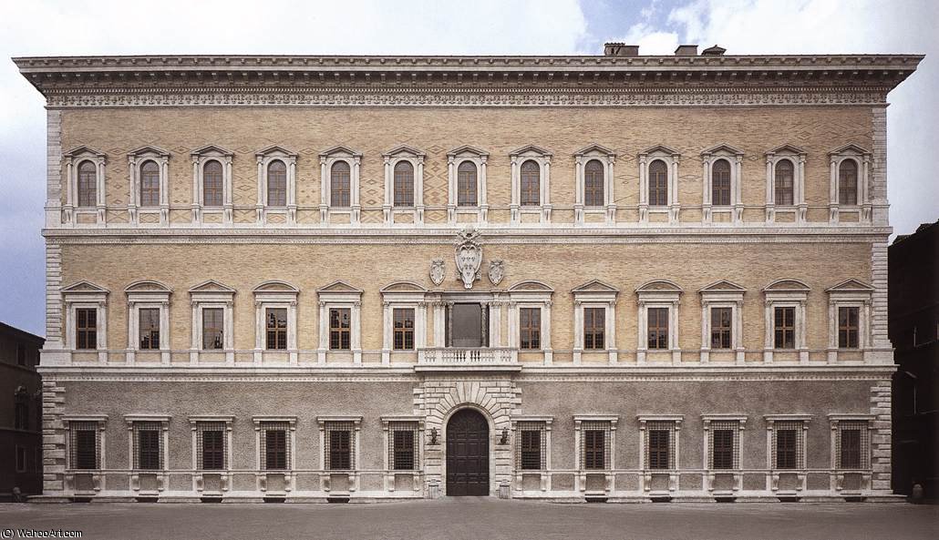 Late - Façade Del Palacio De Los Farnesios — Miguel Ángel