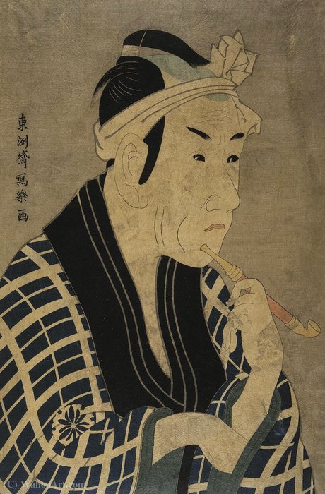 The Actor Matsumoto Koshiro Iv As The Fishmonger Gorobei - Yt - (3712) — Toshusai Sharaku