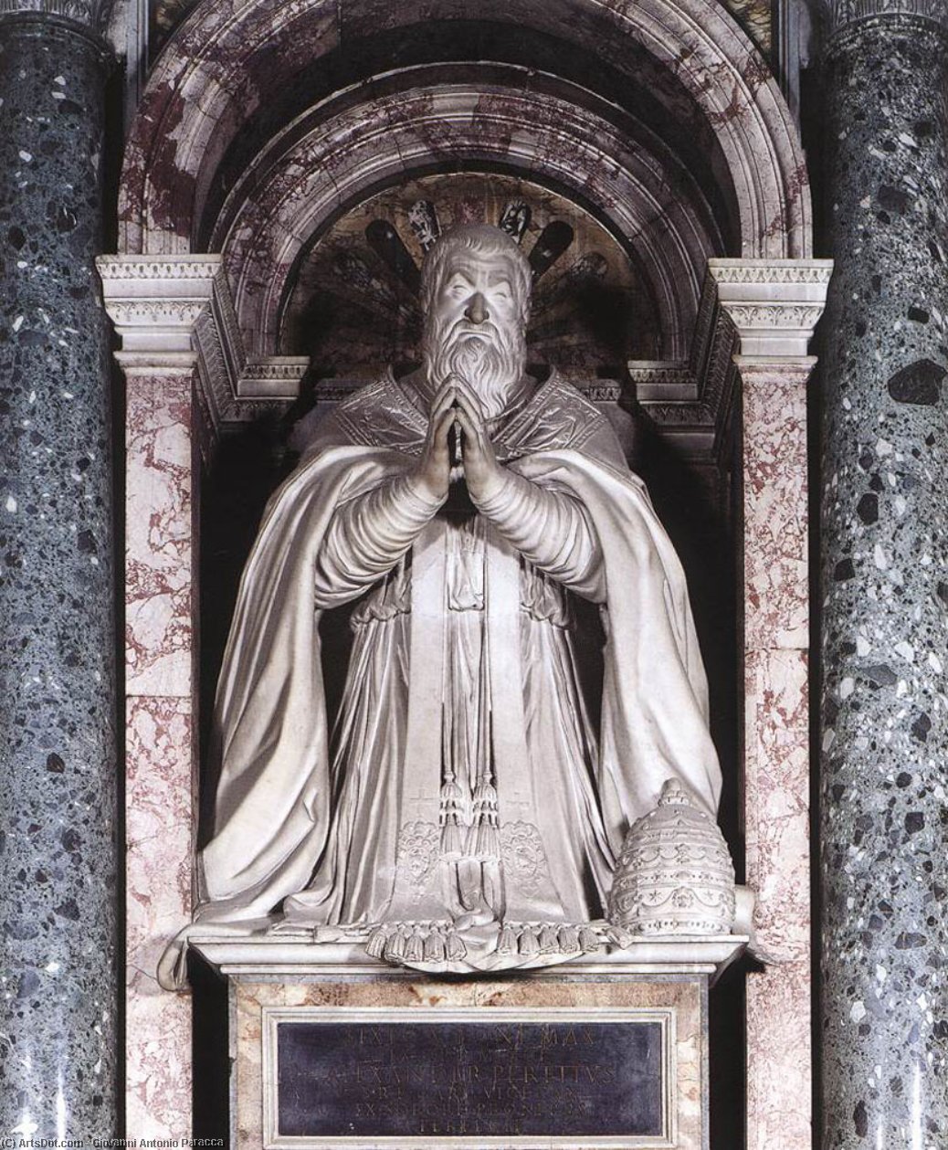 Statue Of Sixtus V — Giovanni Antonio Paracca