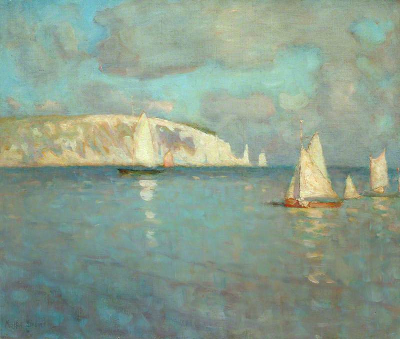 Swanage Bay, Dorset, Morning — Moffat Peter Lindner