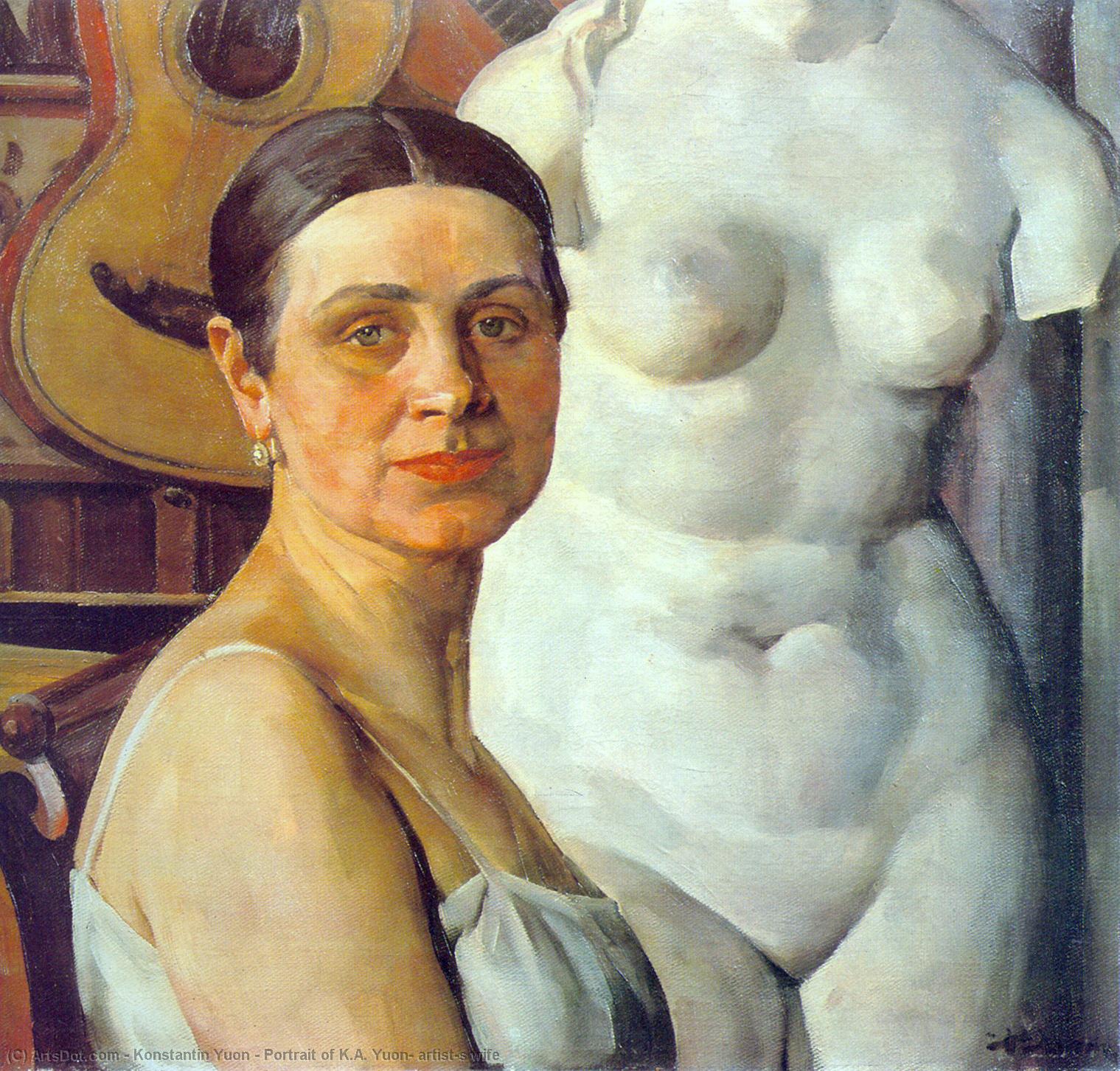 Portrait Of K.a. Yuon, Artist's Wife — Konstantin Yuon