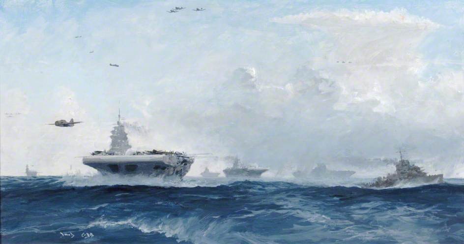 Fast Carrier Task Group Operating Off The Japanese Mainland, July 1945 — Charles David Cobb