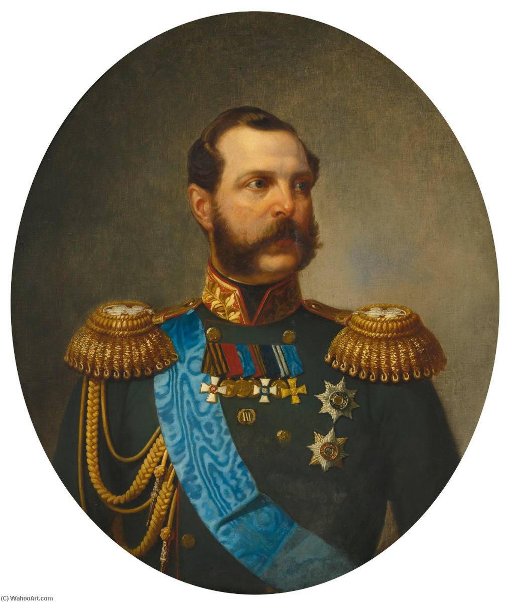 Portrait Of Alexander Ii Of Russia (1818 1881) — Heinrich Von Angeli