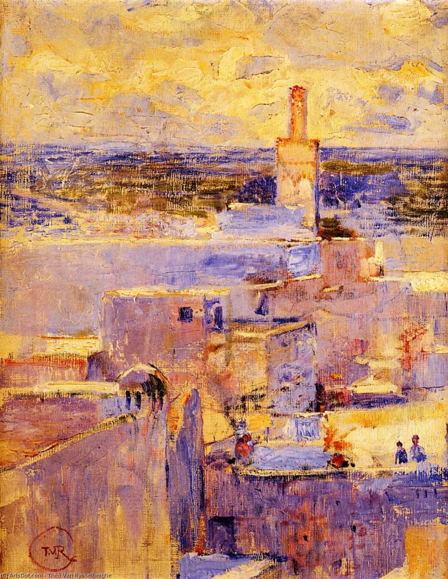 View Of Meknes, Morocco — Theo Van Rysselberghe
