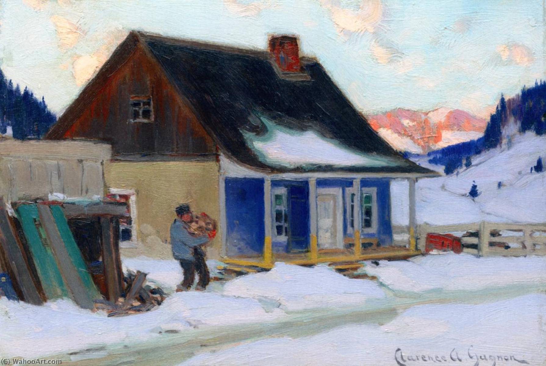 La Boutique, Rang St. Laurent, Baie Saint Paul — Clarence Alphonse Gagnon