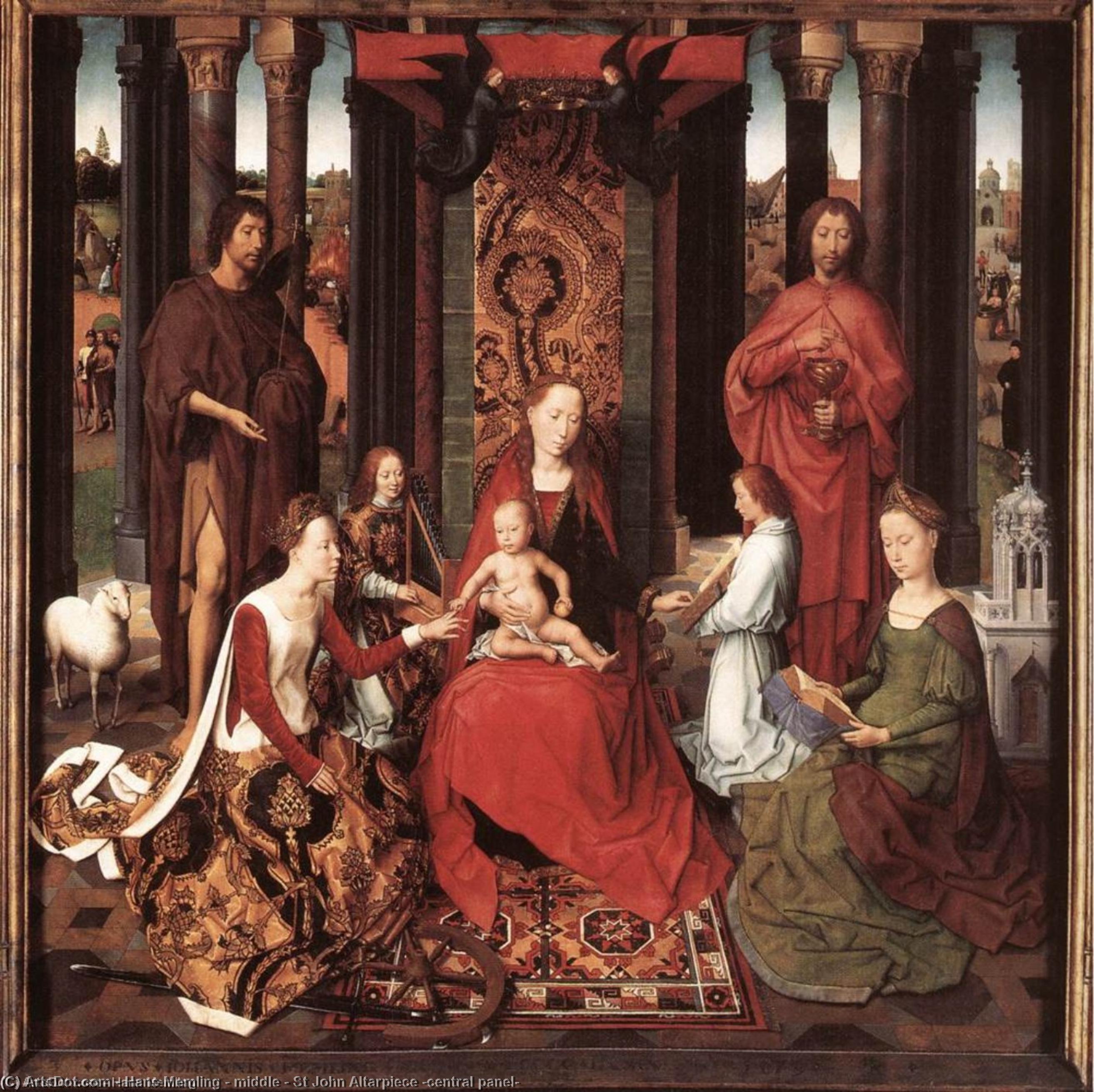 Middle - St John Altarpiece (central Panel) — Ханс Мемлинг