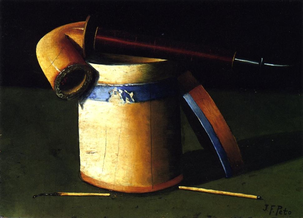 Still Life With A Pipe — John Frederick Peto