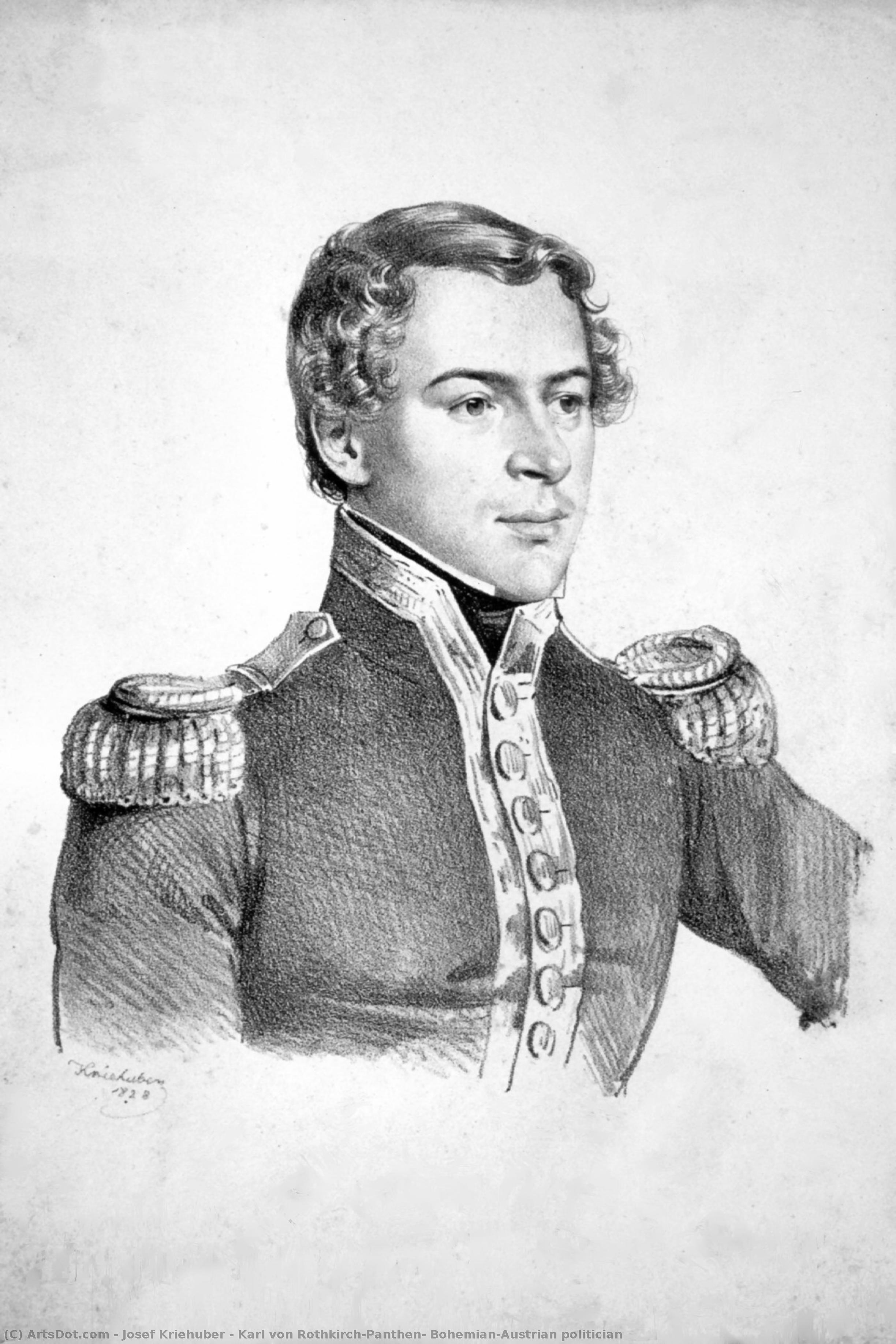 Karl Von Rothkirch-panthen, Bohemian-austrian Politician — Josef Kriehuber